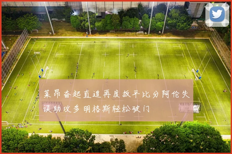 莱昂奋起直追再度扳平比分阿伦失误助攻多明格斯轻松破门